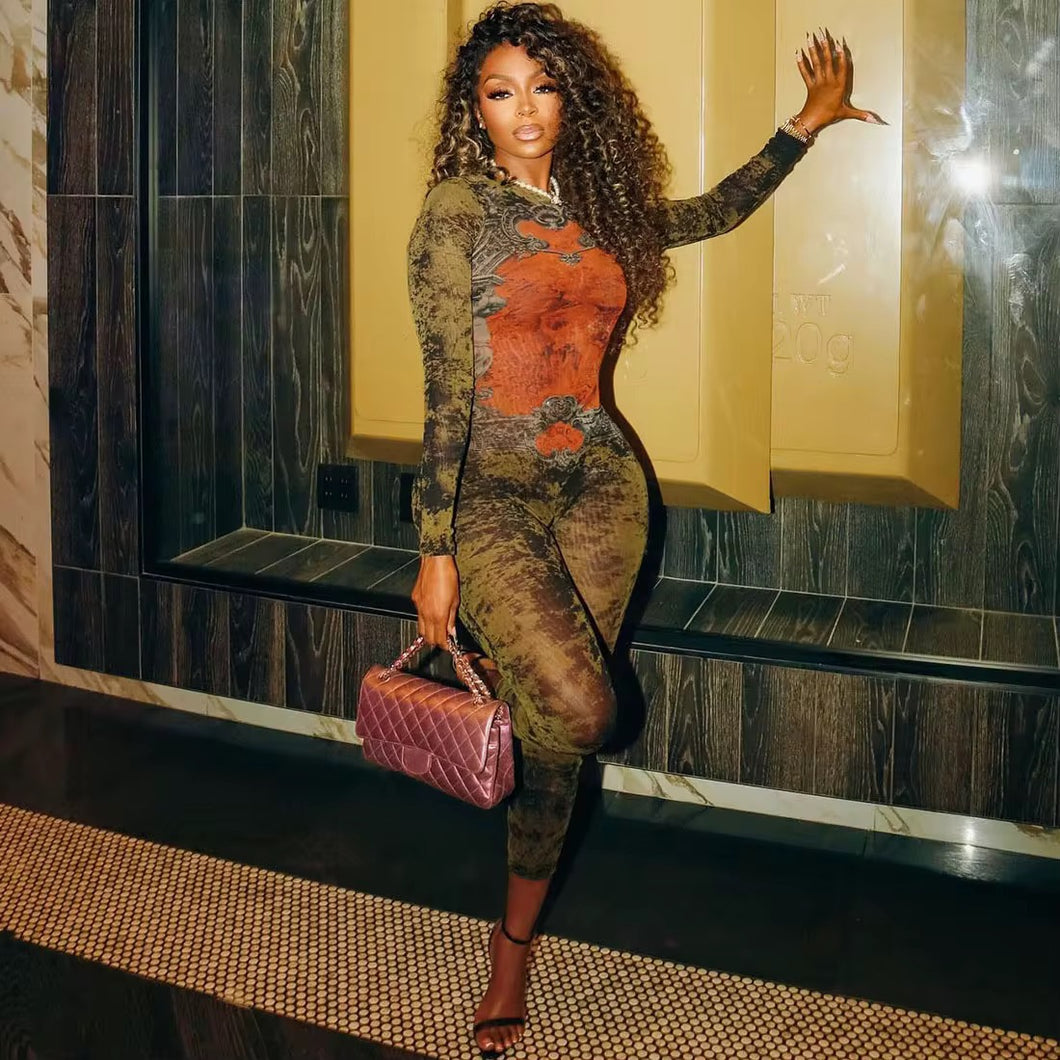 Alexa Mesh Jumpsuit