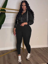 Load image into Gallery viewer, Black Hooded Set
